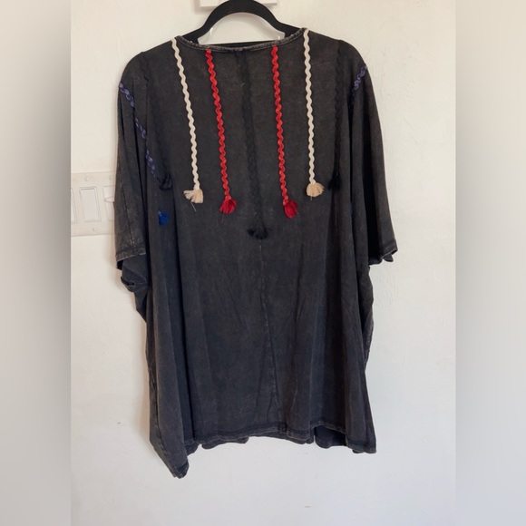 POL OVERSIZED TASSEL BOHO TUNIC DRESS - Picture 5 of 5